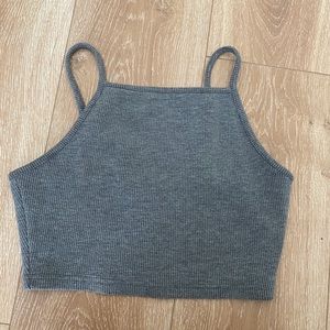 Topshop High Neck Crop top